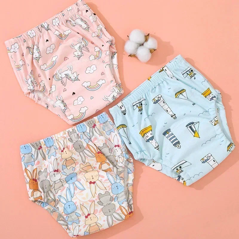 Infant Baby Training Pant Washable Reusable Cotton Diaper for Toddler Baby Boy Girl Spring Summer Breathable Diaper 8-20KG Nappy