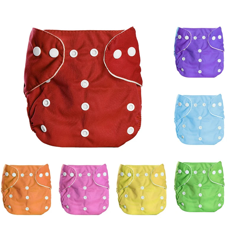 Baby Diapers Washable Eco-friendly Baby Cloth Diaper Ecological Adjustable Nappy Reusable Lightweight And Portable Diaper