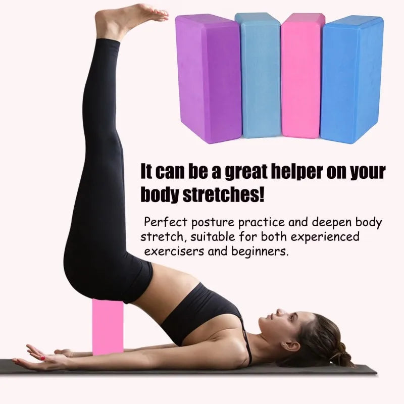 EVA Yoga Blocks Dance Leg Press Exercise Bricks Non-slip Yoga Pillow Fitness Body Building Accessories Yoga Meditation Equipment