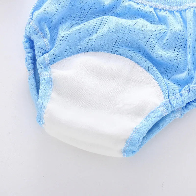 Summer Baby Training Pants Ventilate Shorts Washable Underwear Newborn Boys Girls Cloth Diapers Reusable Nappies Infant Panties