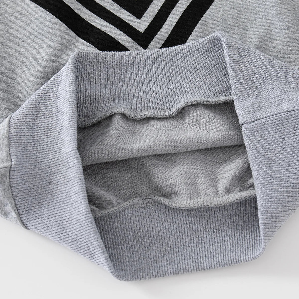 IYEAL Autumn 2023 New Boys' V-shaped Pattern Long Sleeve Set Casual Navy blue Grey Round Neck Sweatshirt Two Piece Set