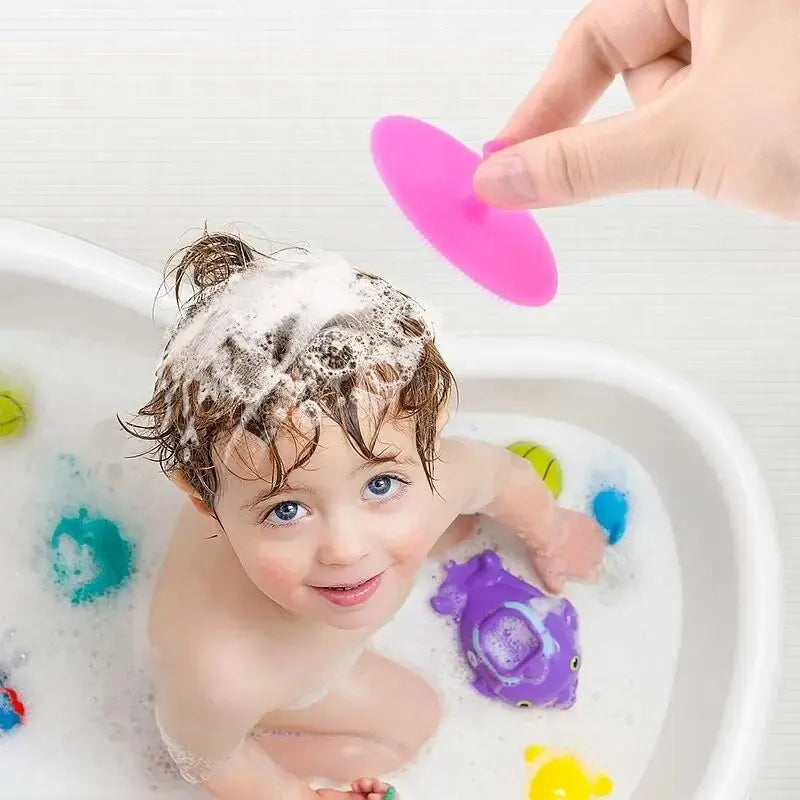 Silicone Baby Bath Shampoo Brush