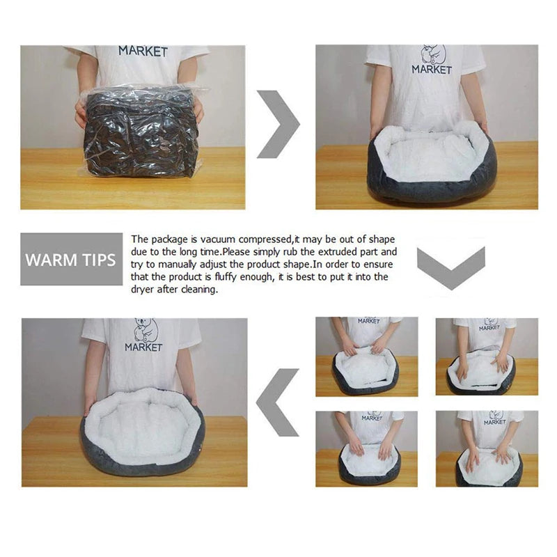 Thickened PP Cotton Pet Bed