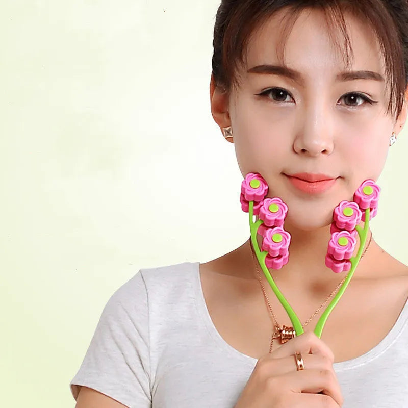 Flower Facial Massager Roller