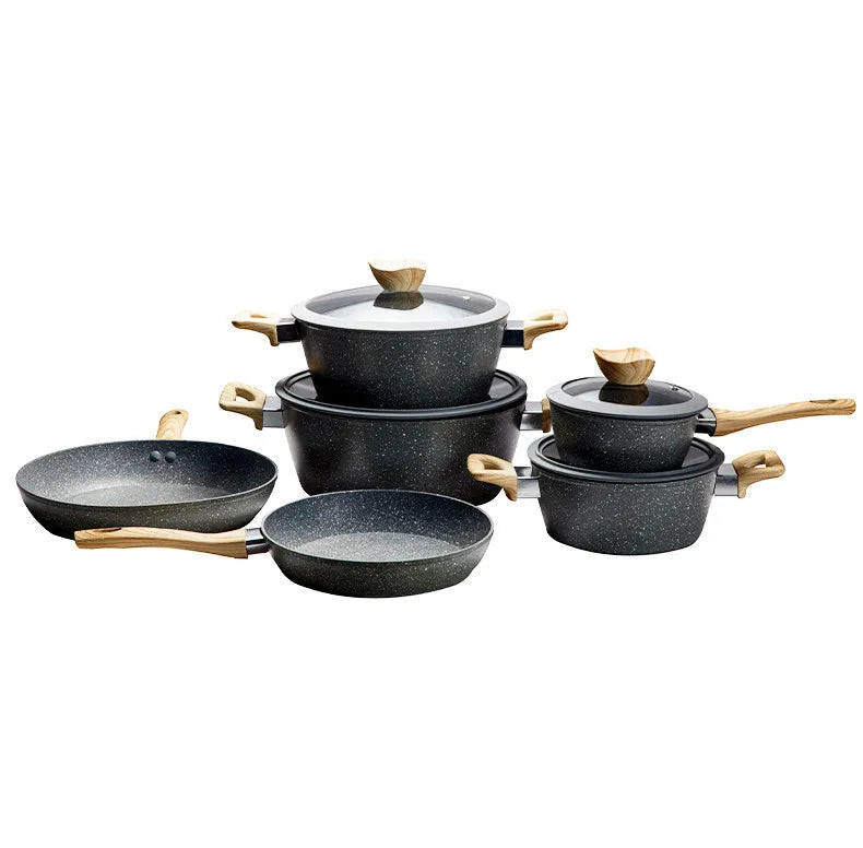 10 Pcs Pots and Pans Set