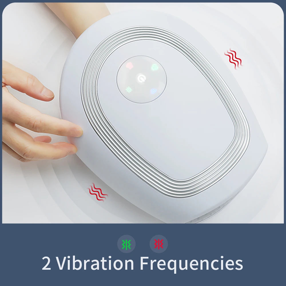 Electric Hand Massager Multi-functional Hot Kneading Device Palm Finger Joint Care Relieve Fatigue Tendonitis USB Charging