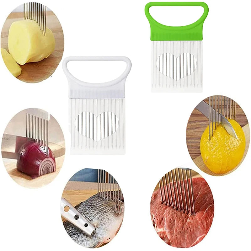 Stainless Steel Onion Holder Slicer