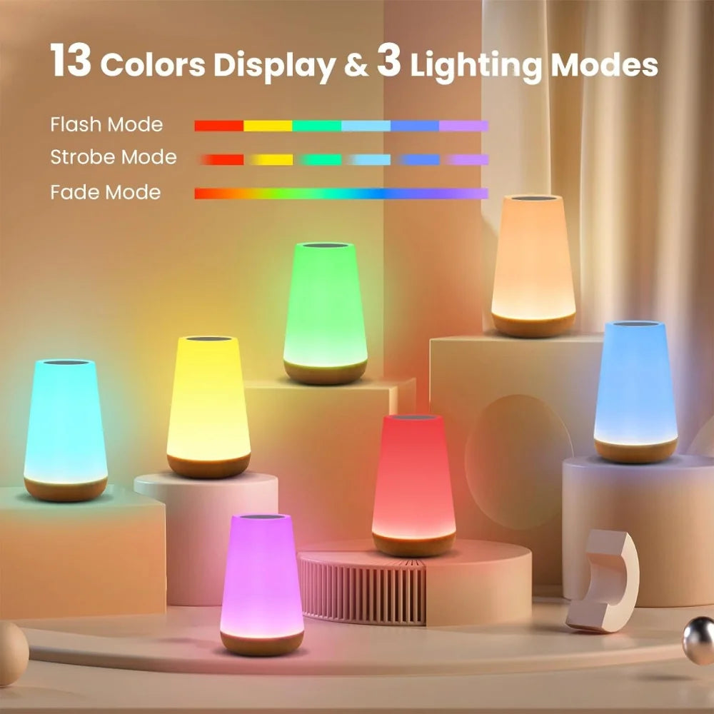Rechageable Dimmable Touch Lamp Bedroom