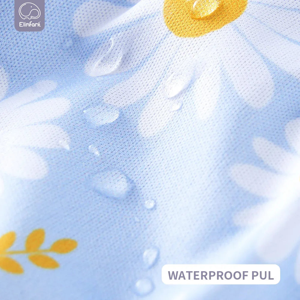 Elinfant Baby Reusable Washable Diaper Cloth Suede Cloth Inner With One Pocket Fit 3-15kg Baby Cloth