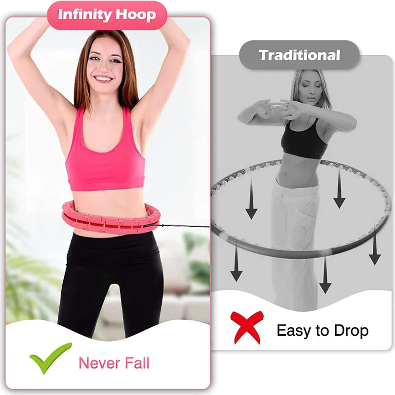 Adjustable 2-in-1 Exercise Hoop