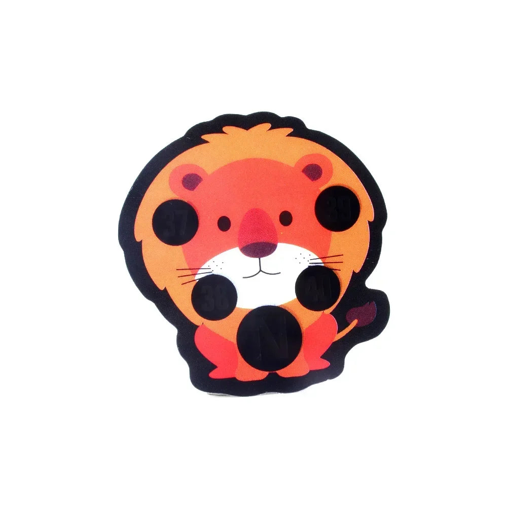 Cute Animal Fever Thermometer Stickers