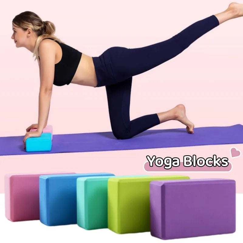 EVA Yoga Blocks Dance Leg Press Exercise Bricks Non-slip Yoga Pillow Fitness Body Building Accessories Yoga Meditation Equipment
