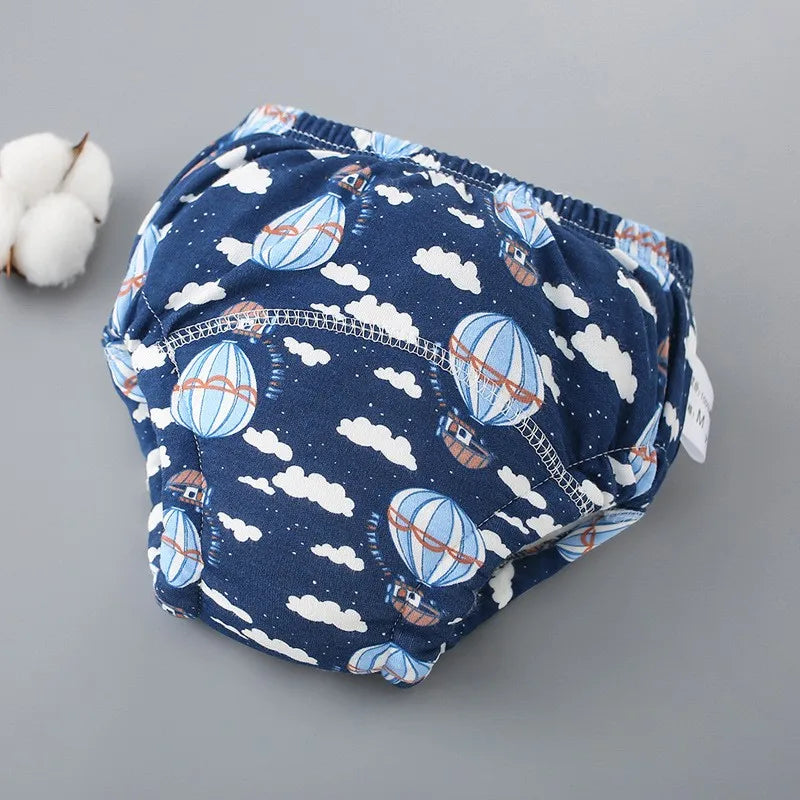 Baby Training Pants Newborn Reusable Cotton Infant Shorts Underwear Cloth Baby Diaper Nappies Breathable Training Panties