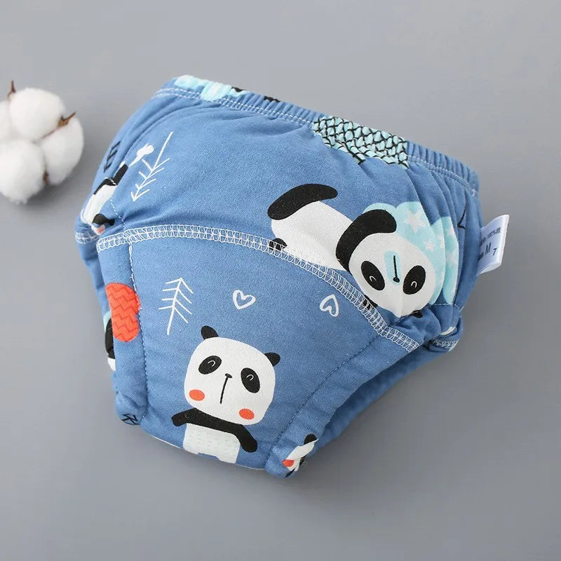 Baby Training Pants Newborn Reusable Cotton Infant Shorts Underwear Cloth Baby Diaper Nappies Breathable Training Panties