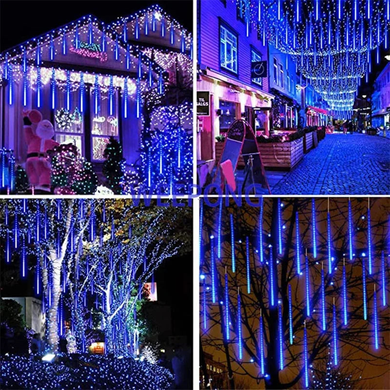 8 Tubes LED Meteor Shower Lights