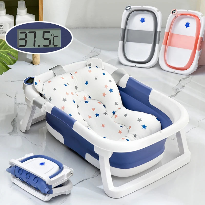 Foldable Baby Bathtub with Real