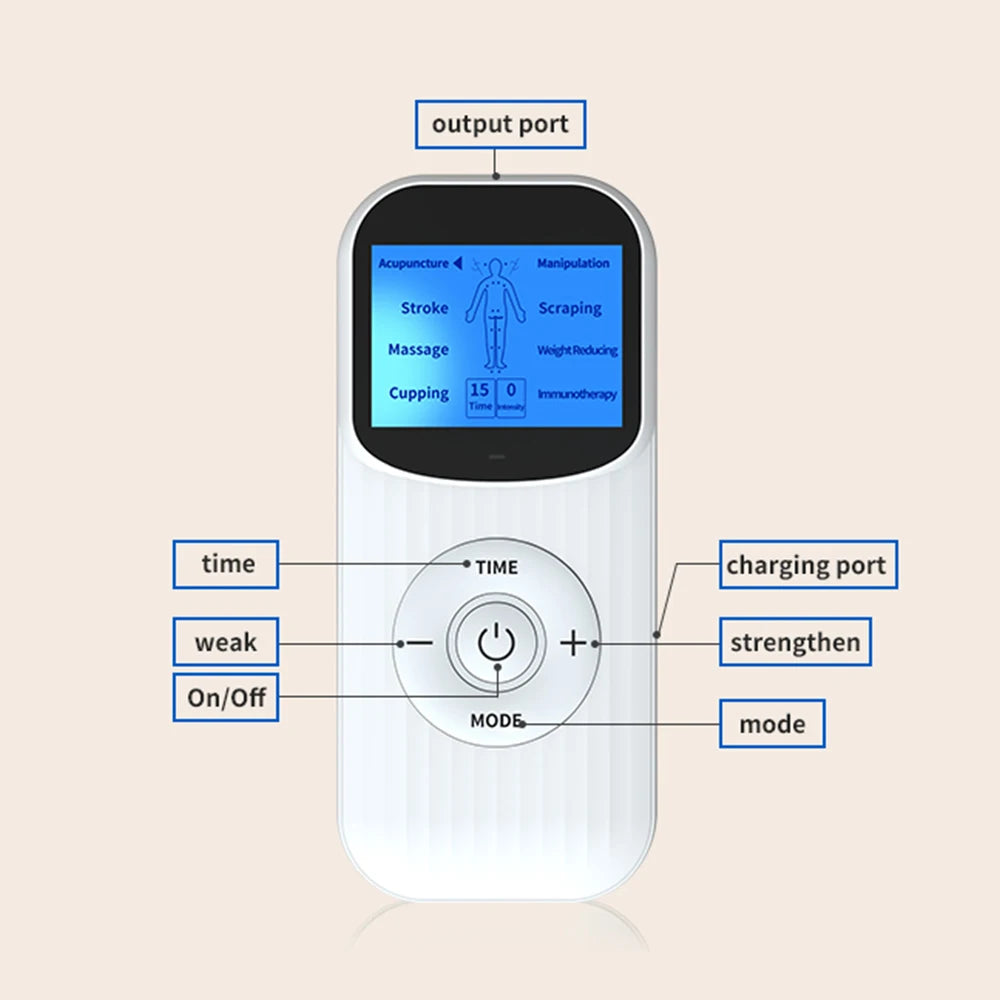 Massager Instrument Meridian Physiotherapy Shoulder Multifunctional Muscle Stimulation Device Type-C Charging Household Digital