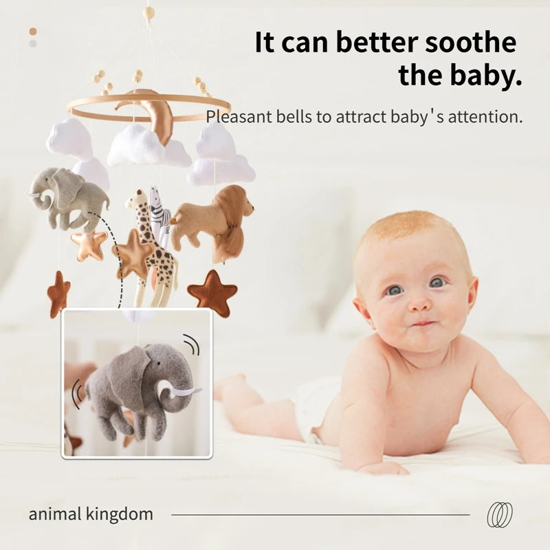 Wooden Baby Crib Mobile