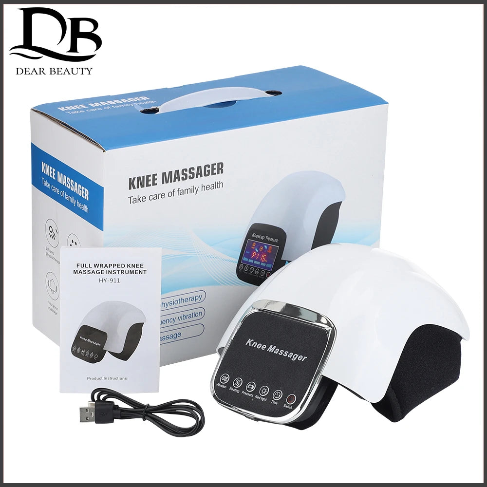 Knee Massage Heating Pad Vibrating Hot Compress Electric Airbag Red Light Therapy Household Joint Device Gift Parents