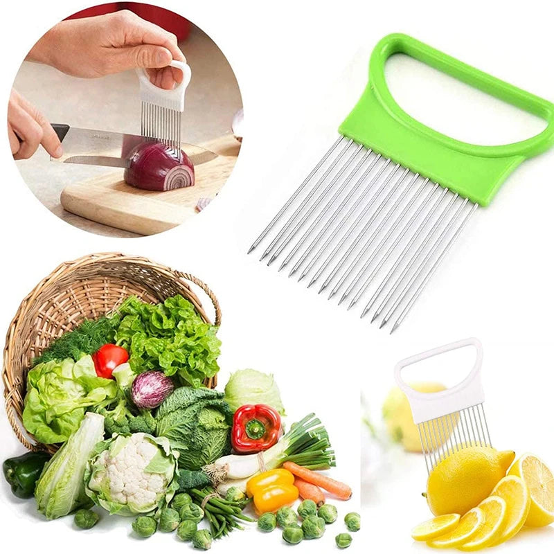 Stainless Steel Onion Holder Slicer