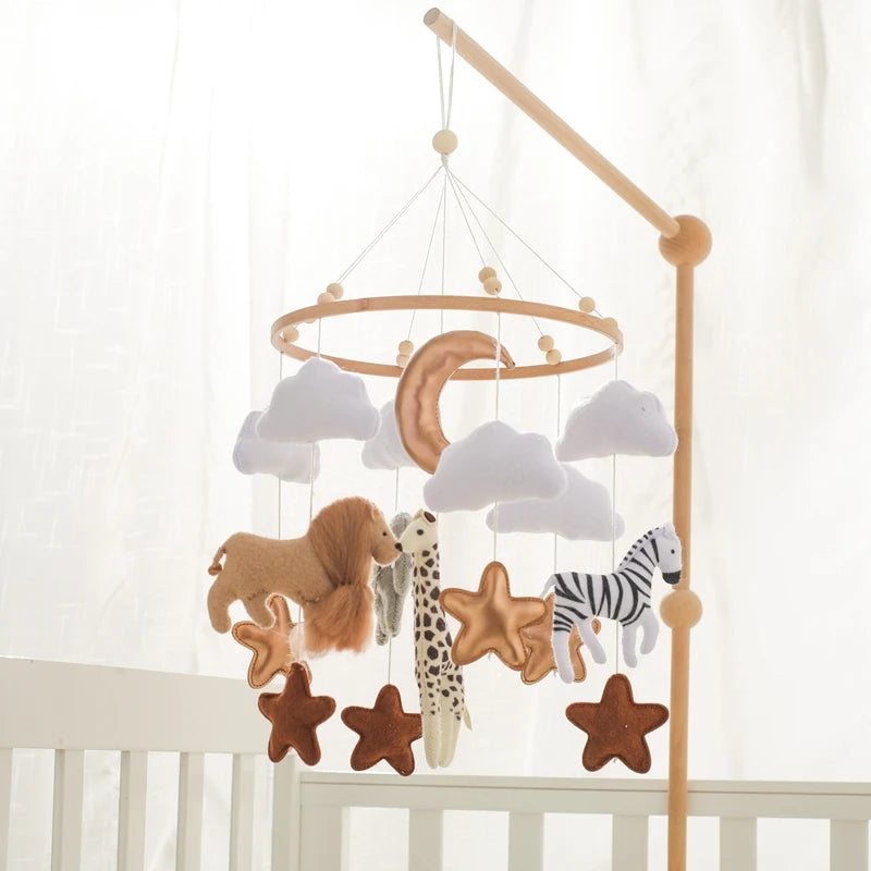 Wooden Baby Crib Mobile