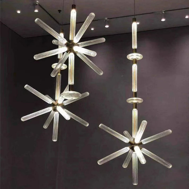 Nordic Strip Glass Pendant Lights