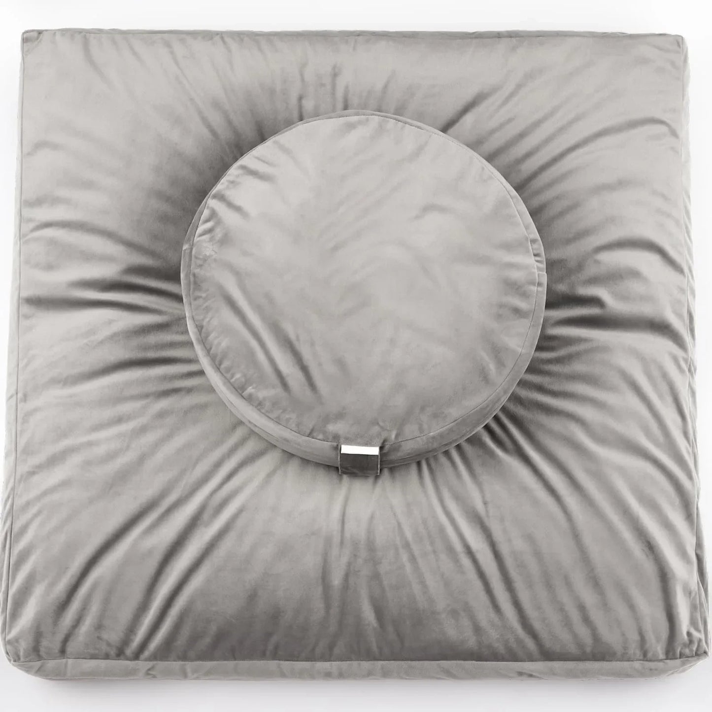 Buckwheat Husk Filled Yoga Throw Pillow Meditation Mat Beginner Yoga Supplies