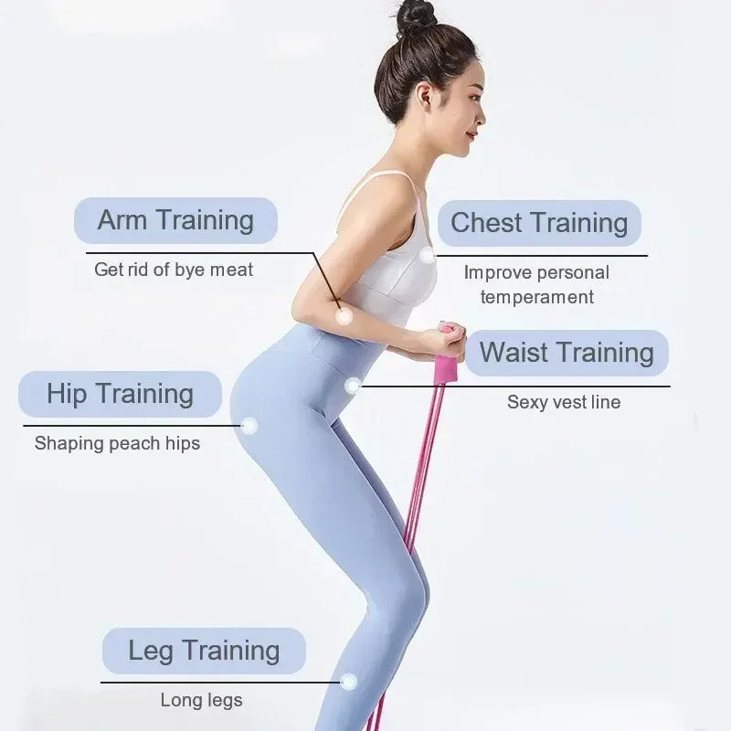 Elastic Fitness Bands Set