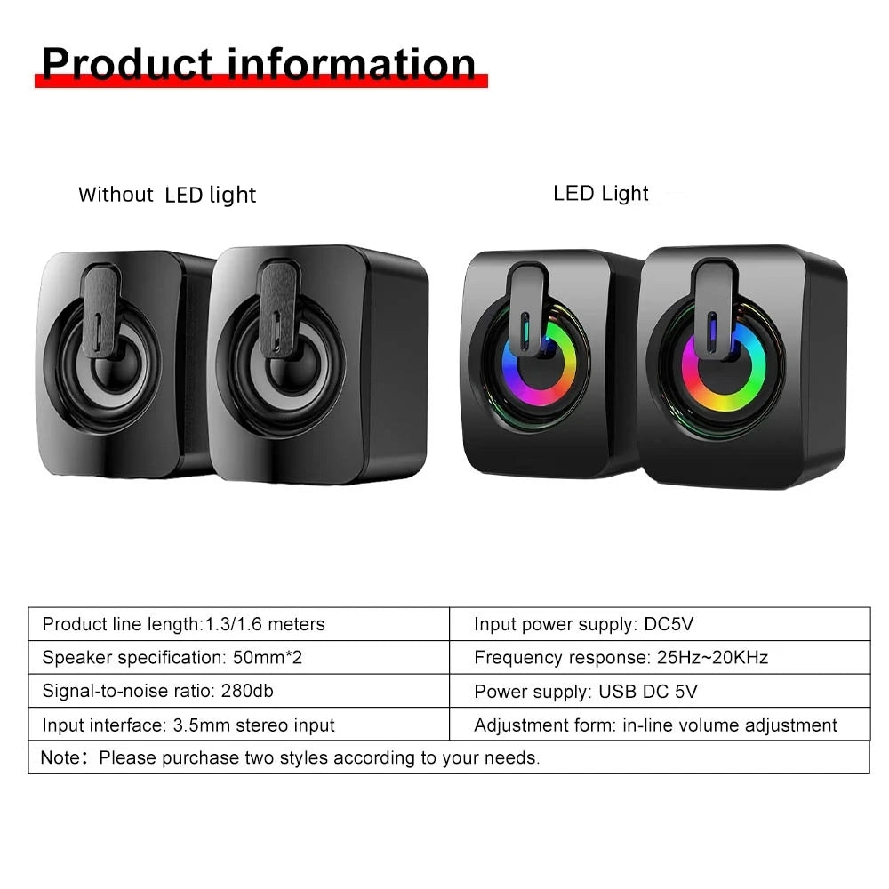 Wired HIFI Computer Speakers