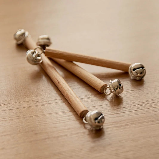 1pc Wooden Rattle Baby Montessori Bell Rattle BPA Free Wood Music Rattle Baby Teething Toys Intelligence Toy For Kid Baby Toys