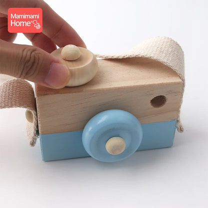 Mamihome pc Baby Wooden Toy Camera Montessori Toy BPA Free Rodent Pendant DIY For Teething Toy Children'S Goods Baby Block Gift