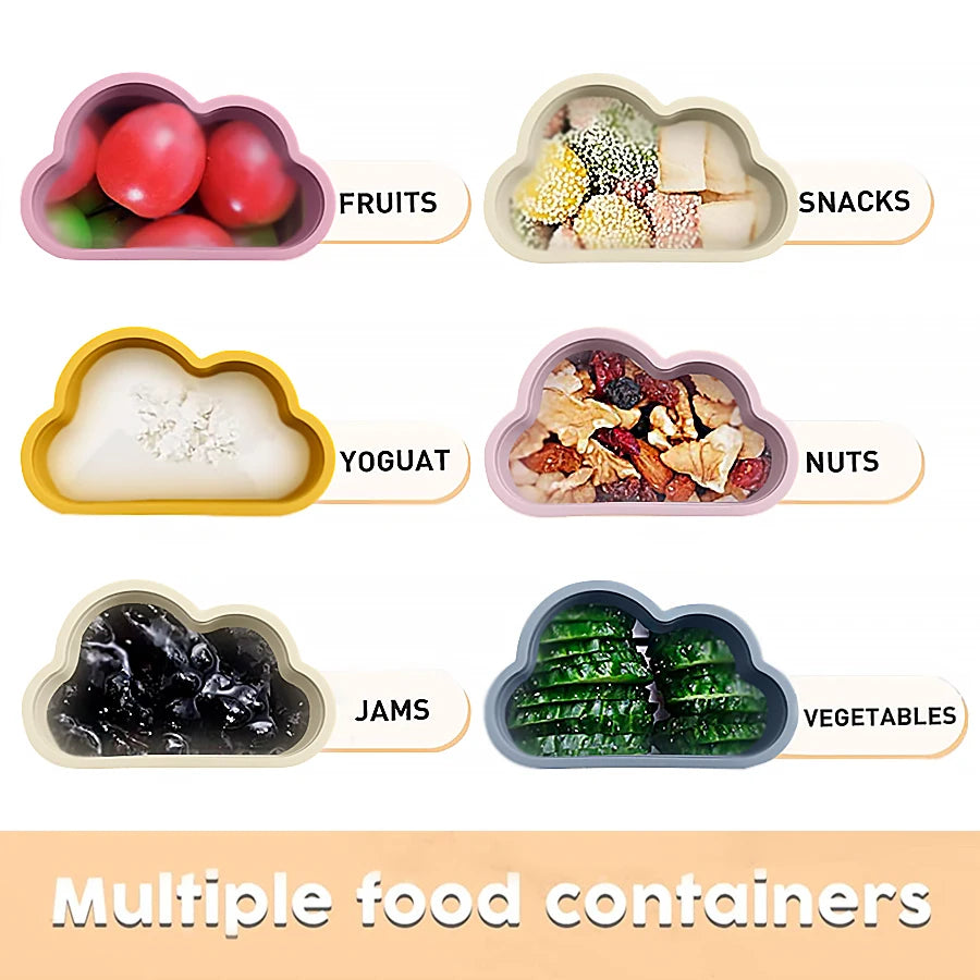 Baby Food Container Infant Fruit Breast Milk Storage Box Cartoon Shape Crisper Baby Food Container Storage Baby Snack Box