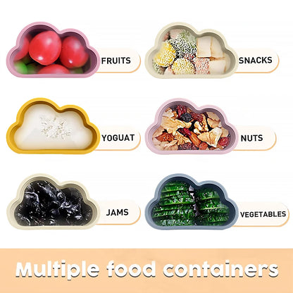 Baby Food Container Infant Fruit Breast Milk Storage Box Cartoon Shape Crisper Baby Food Container Storage Baby Snack Box