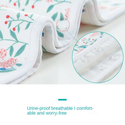 Baby Diaper Skirt Waterproof Urine Pants Baby And Children Cloth Pure Cotton Washable Anti-bedwetting Kids Bed Potty Training