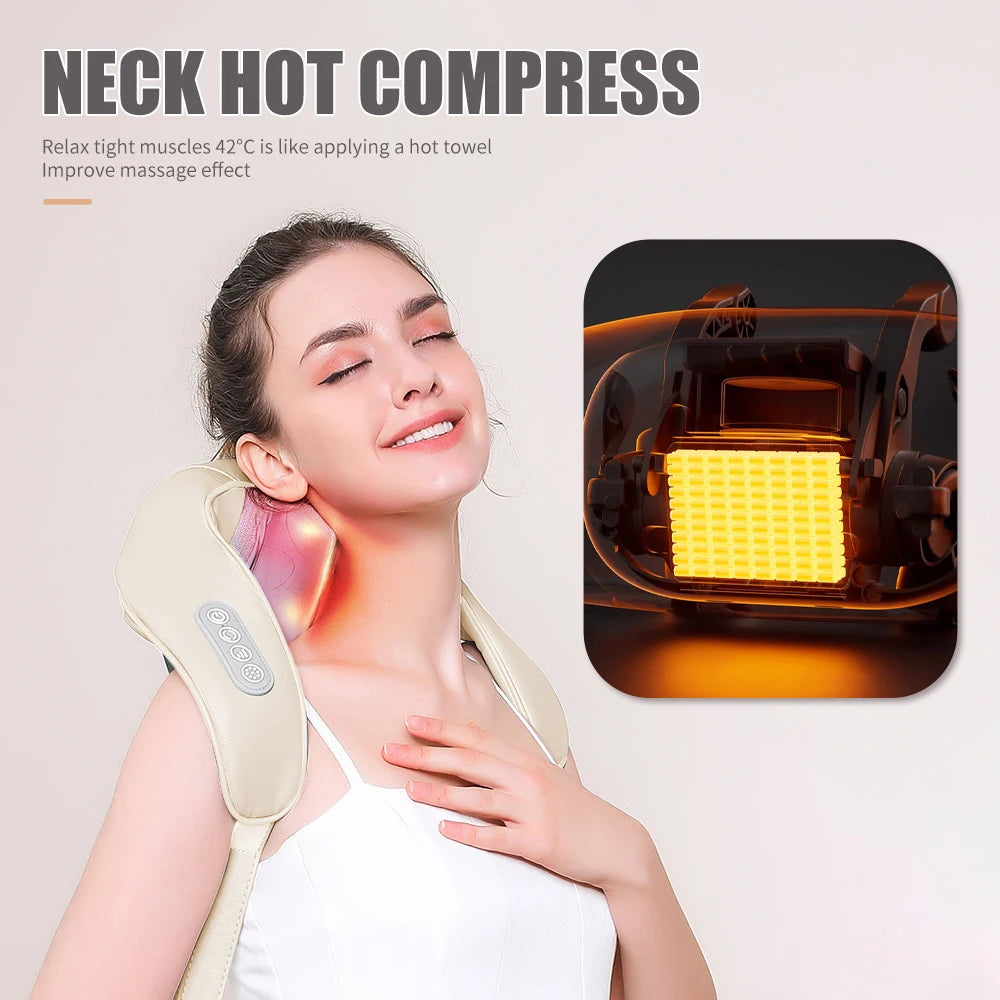 Electric Neck And Back Massager