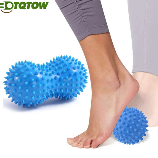 1PCS Peanut Massage Ball, Double Lacrosse Massage Roller Ball for Deep Tissue Muscle Massage,Physical Therapy Myofascial Release