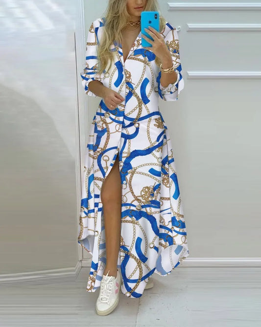 Retro Polo Shirt Dress