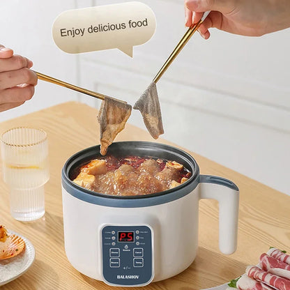 1-2 People Electric Rice Cooker Single Double Layer 220V Multi Non-Stick Smart Mechanical MultiCooker Steamed Pot For Home