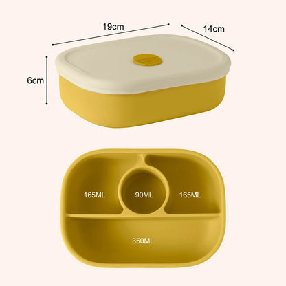 New Portable Lunch Box Food Grade Dishes Tableware Children Bento Box Leakproof Microwavable Feeding Bowl Baby Accessories