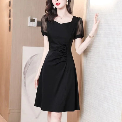 Woman Dress Holiday Midi Formal Occasion Loose Birthday Dresses for Women Soft Chic and Elegant Pretty One Pieces Beautiful Hot
