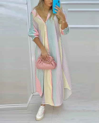 Retro Polo Shirt Dress
