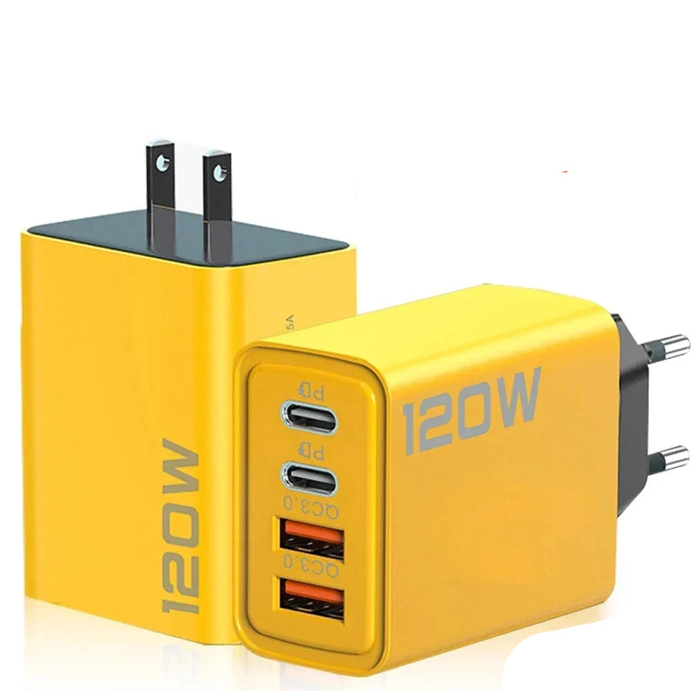 120W Fast Charging 4 Ports