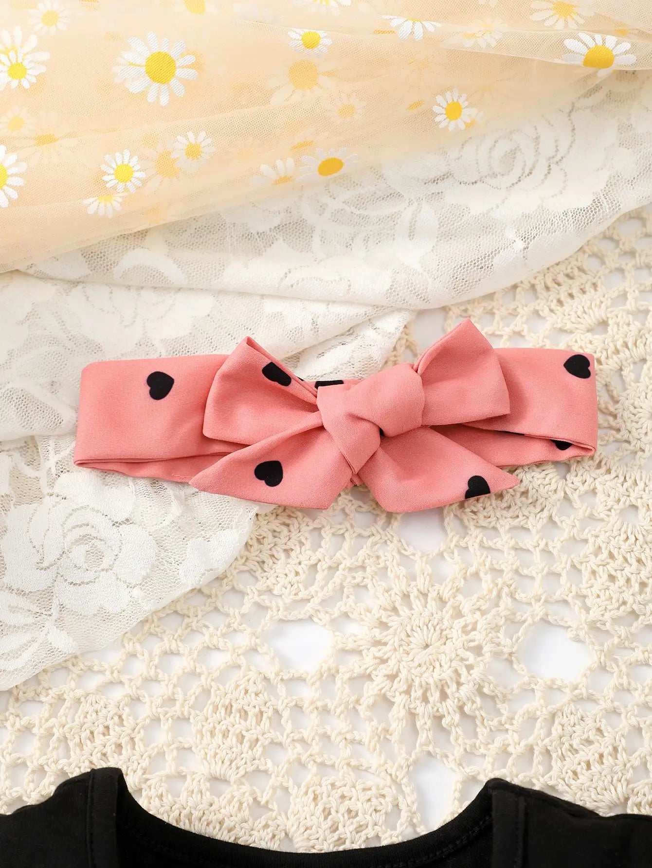 Summer Baby Girl Suit Short-Sleeved Shorts Bow Fashion Children's Clothing 6m-3y