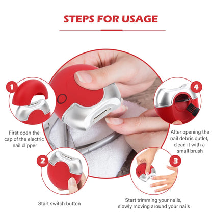 Automatic Red Nail Clipper