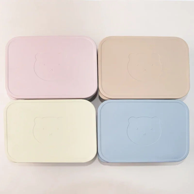 Stainless Steel Lunch Box Environmentally Friendly Food Grade Bpa Free Leakproof Children's Lunch Box Silicone Lid Lunch Box