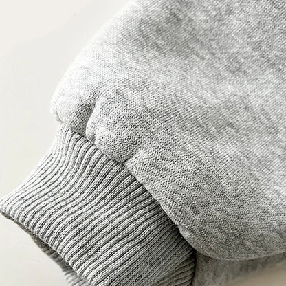 IYEAL Newborn Baby Boys Soft Velvet Warm Romper Autumn Winter New Baby Thickened Lapel  Cute Cartoon Climbing Clothes