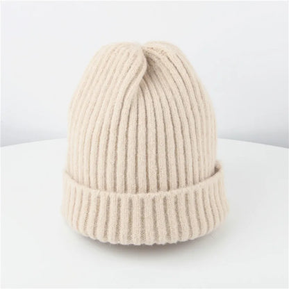 IYEAL Autumn Winter Fashion Children Caps Boys Warm Hats Girls Hats for Newborn Baby Woolen Wool Knitted Hats