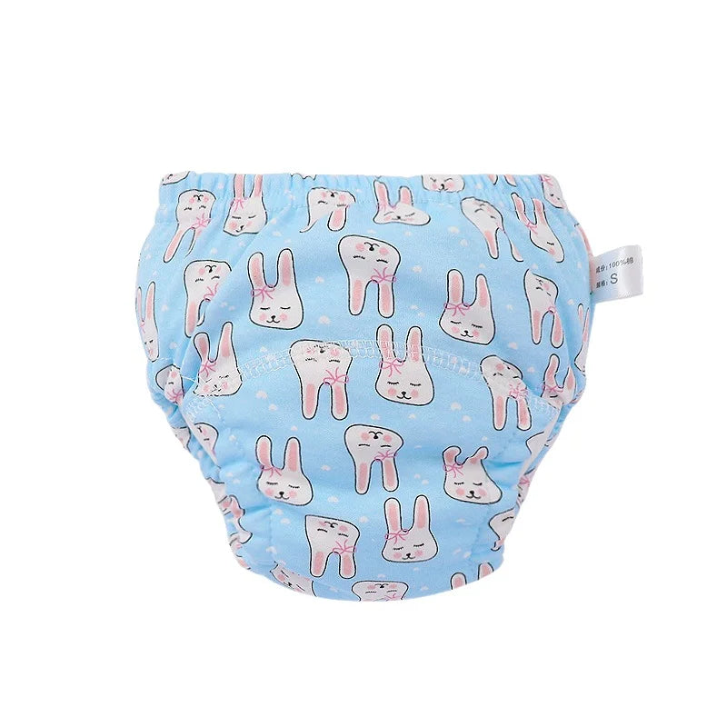 Baby Training Pants 6 Layer Reusable Washable Diaper Boys Girls Underwear Shorts Infant Potty Pocket Breathable Nappy Changing