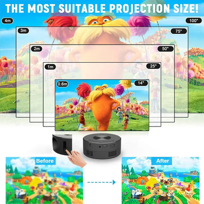 Smart Projector LED HD TV Video Projetor