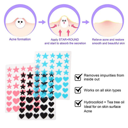 Colorful Acne Pimple Patches